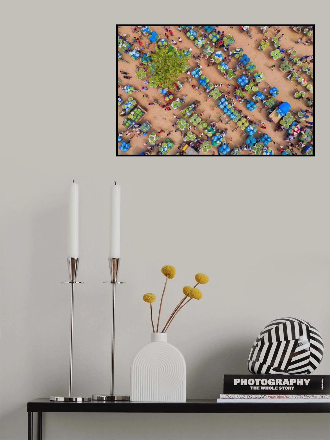 Largest fruit market Poster och Canvastavla