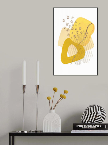 Gold of moon Poster och Canvastavla