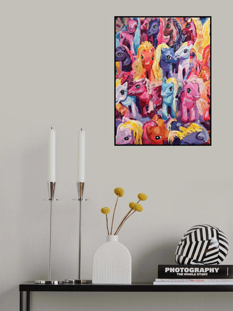 Ponies Poster och Canvastavla