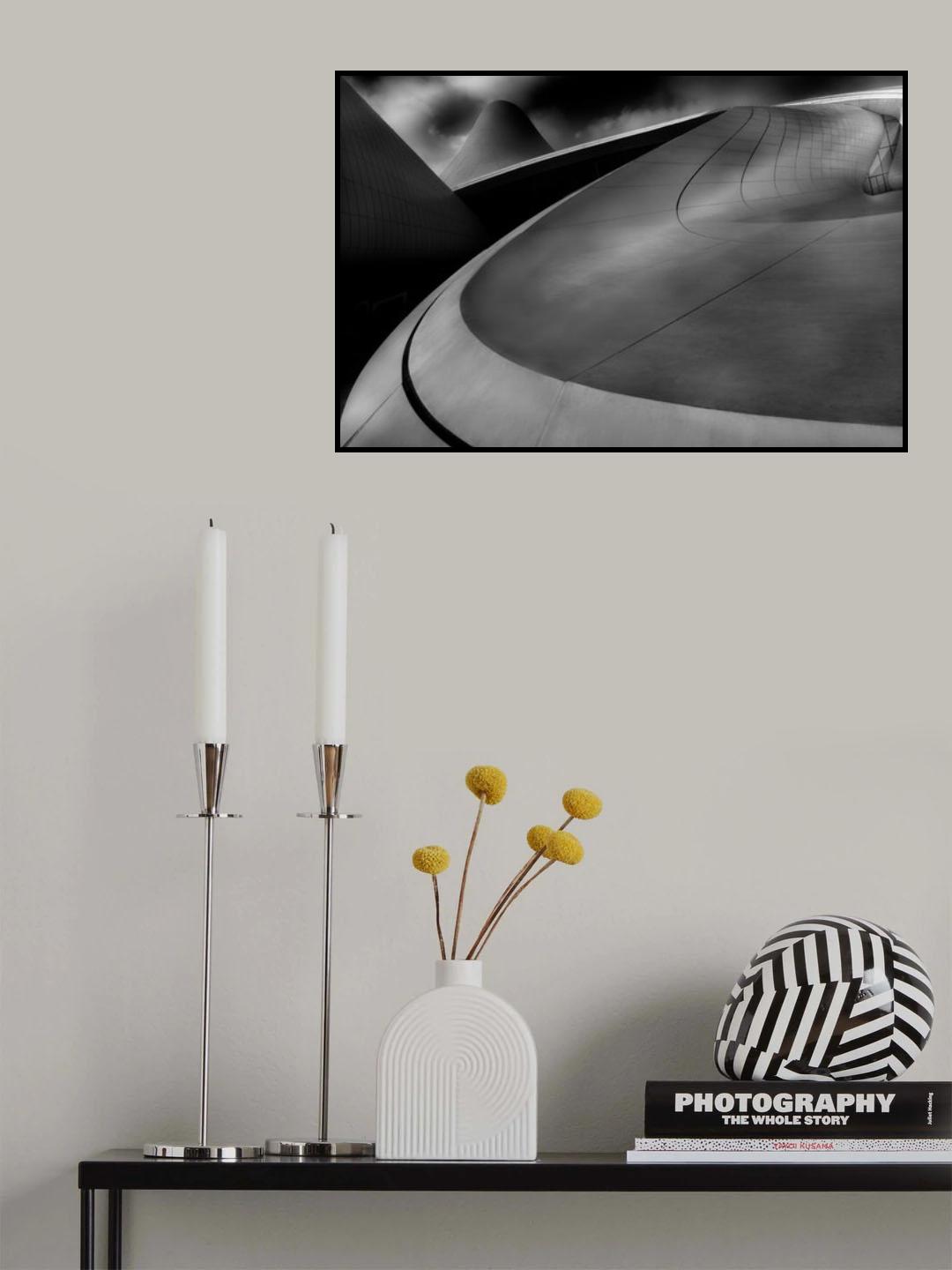 CURVED LINES Poster och Canvastavla