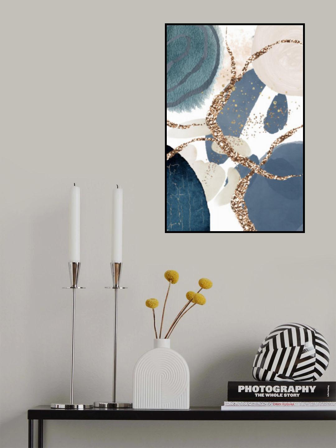 Blue Denim Poster och Canvastavla