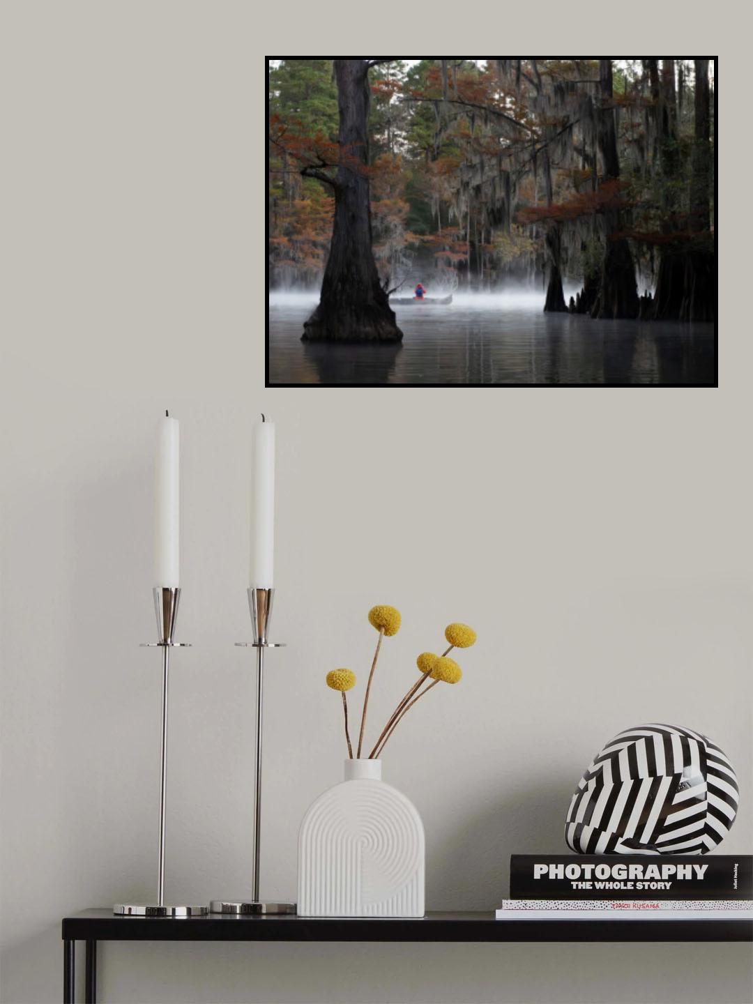 Foggy Lake Poster och Canvastavla