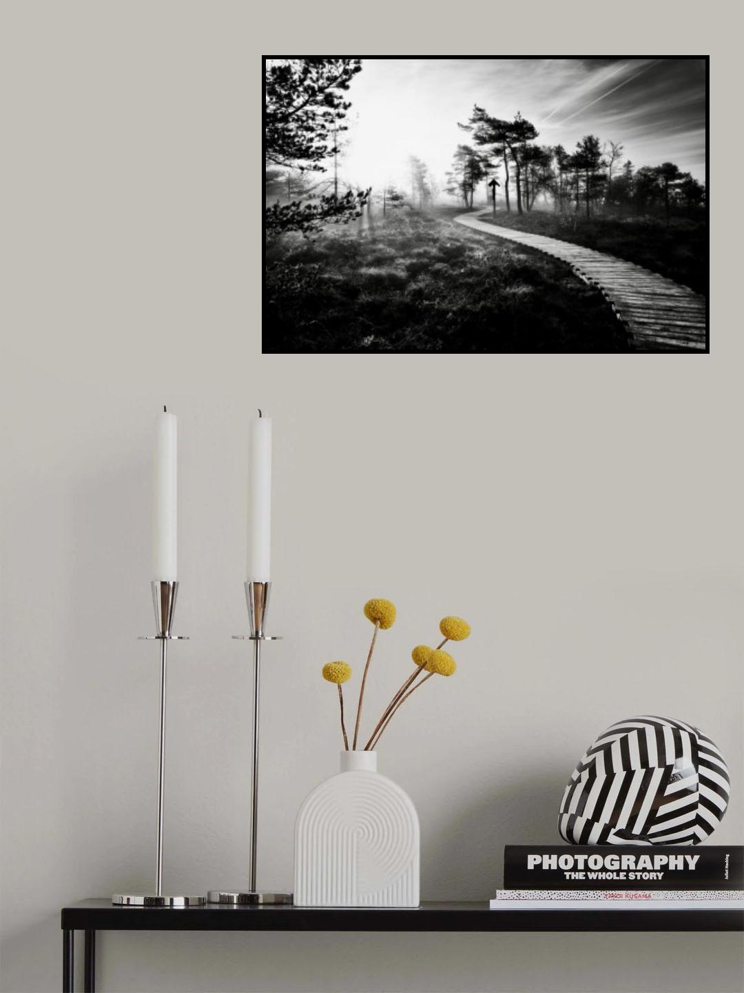 Black Autumn Poster och Canvastavla