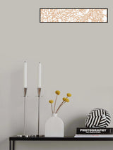 Scandi brown white pattern Poster och Canvastavla