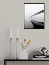 Cold River Man Poster och Canvastavla