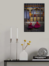 BHUTAN, JAKAR DZONG-85013A Poster och Canvastavla