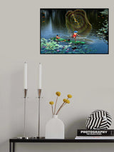 Daily life by the lake Poster och Canvastavla