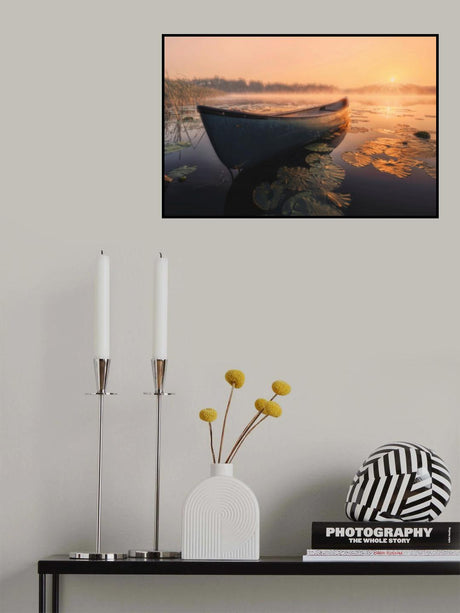 Sunrise in the fog Poster och Canvastavla