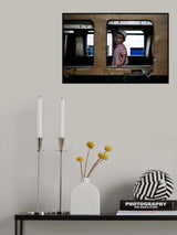 Boy alone in a train carriage - Bangladesh Poster och Canvastavla