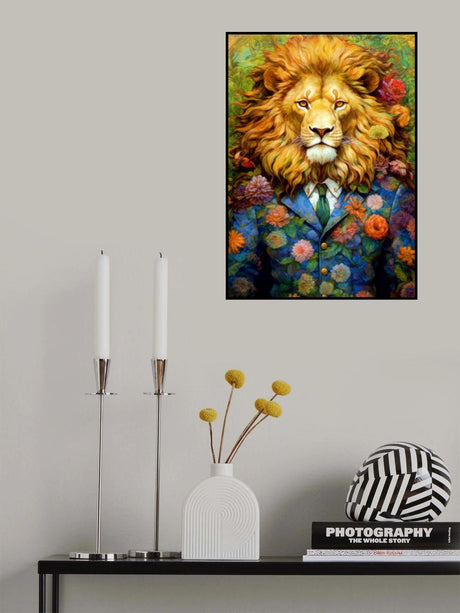 Lion animal art #lion Poster och Canvastavla