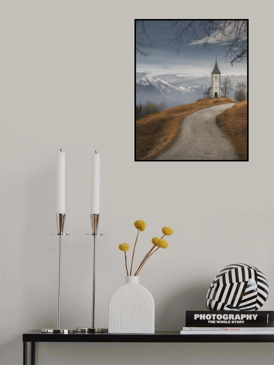 On the Top of the Hill Poster och Canvastavla