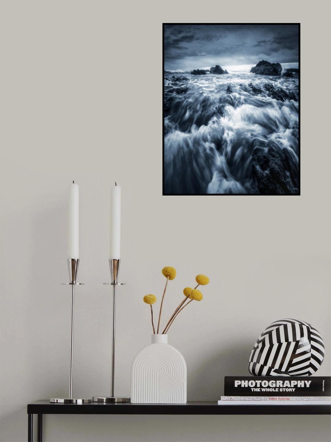 Blue Poster och Canvastavla