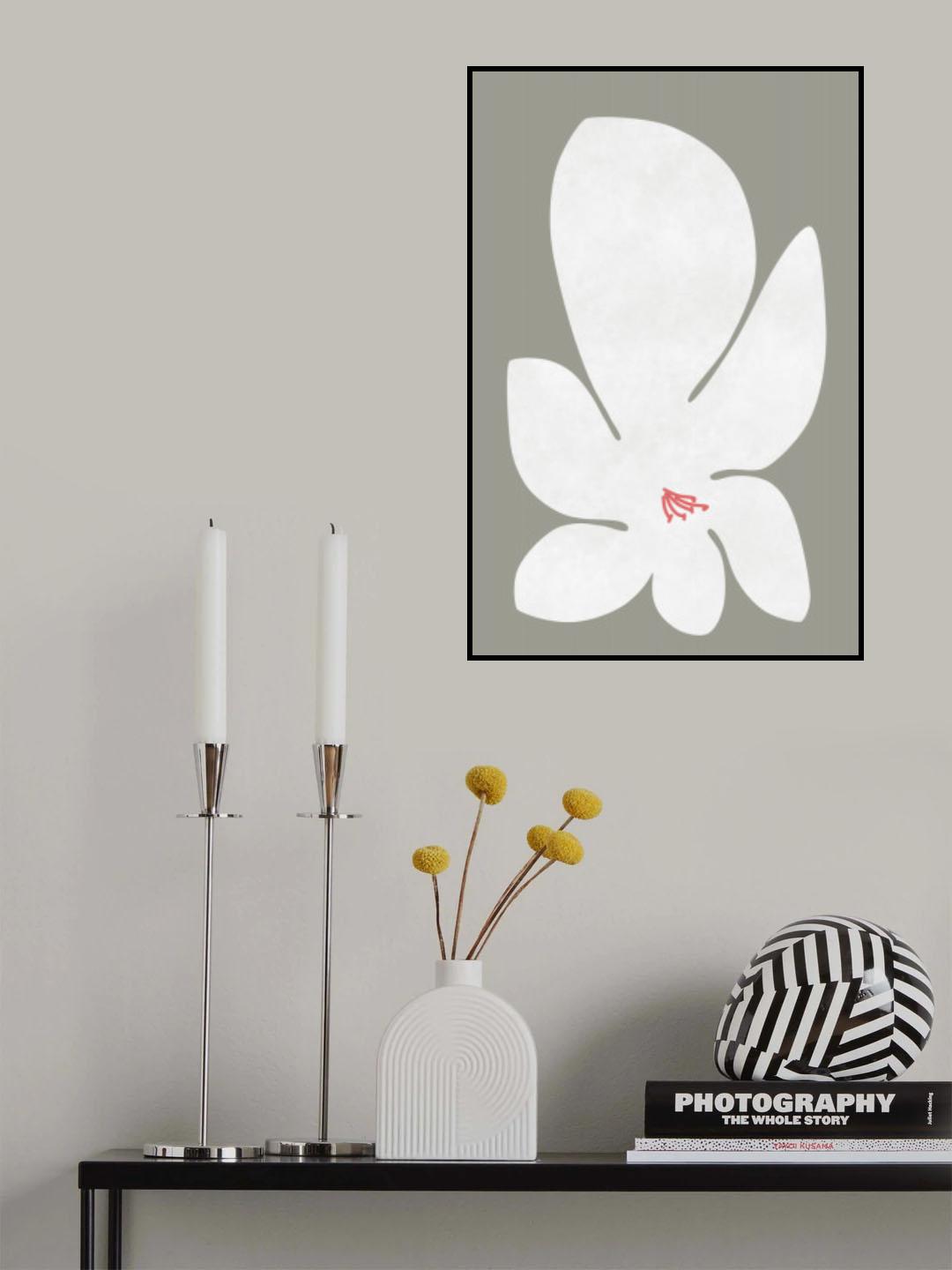 White Lily Flower Poster och Canvastavla