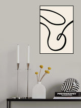 Black Lines 02 Poster och Canvastavla