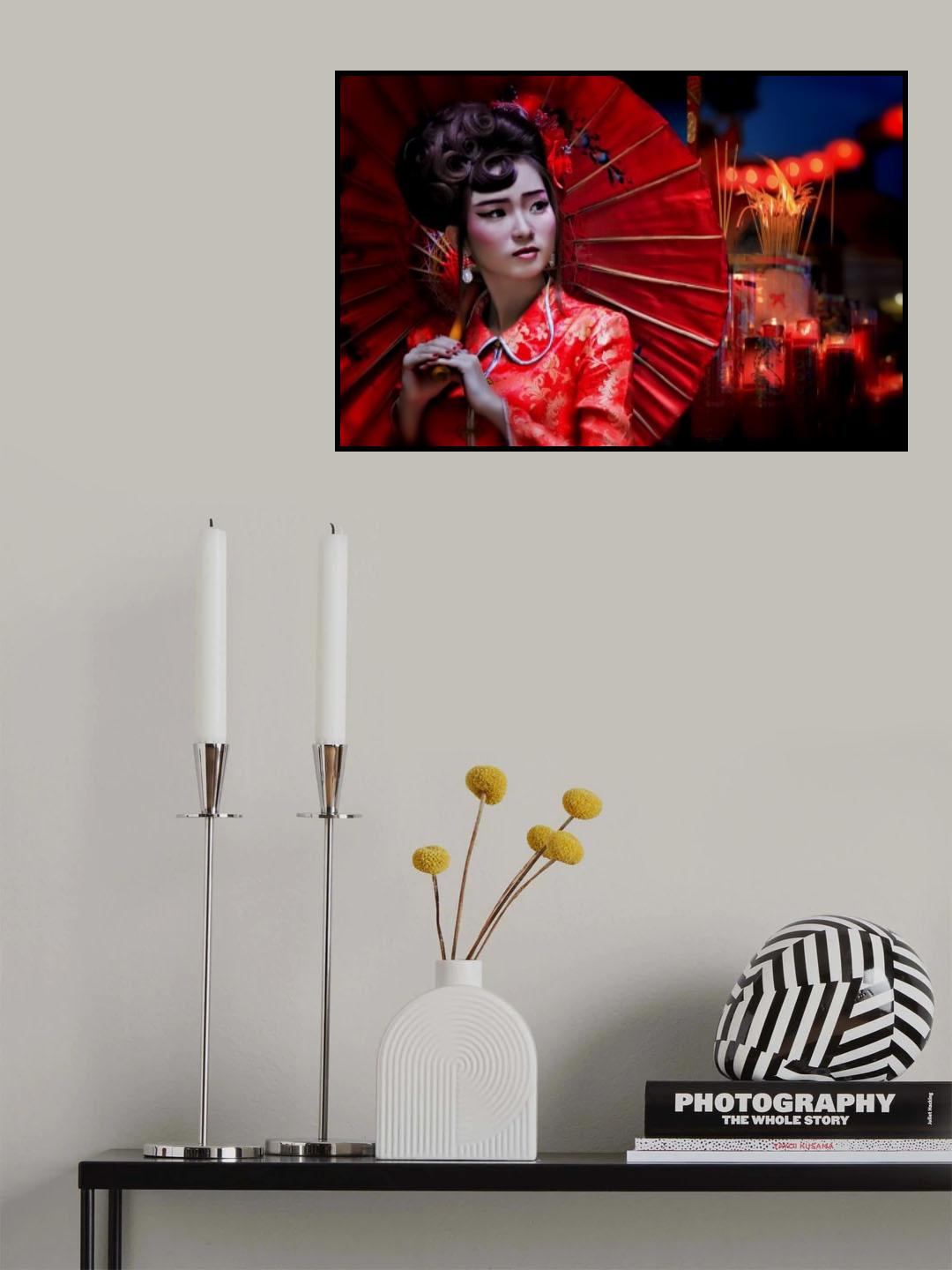 The Little Girl from China Poster och Canvastavla