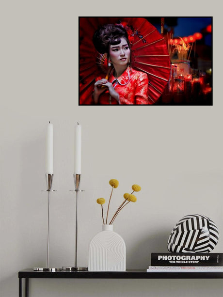 The Little Girl from China Poster och Canvastavla