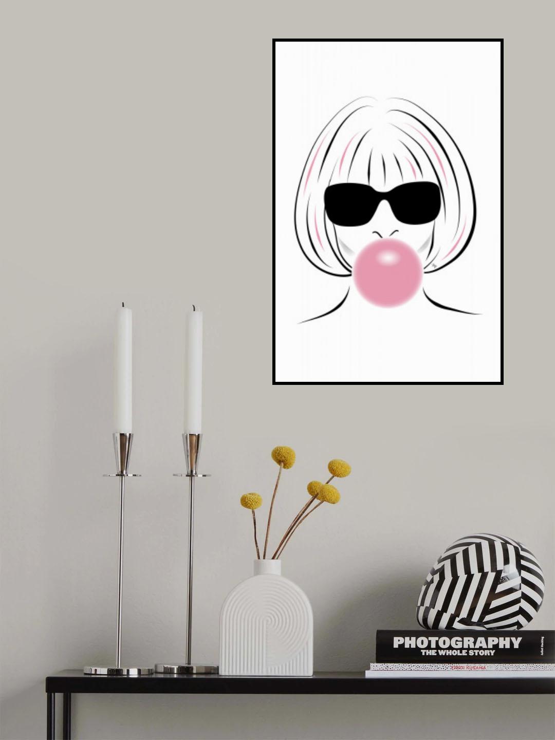 Pink Anna Poster och Canvastavla