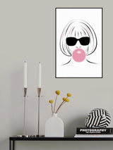 Pink Anna Poster och Canvastavla