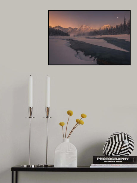 Surreal Beauty of Winterscape Poster och Canvastavla
