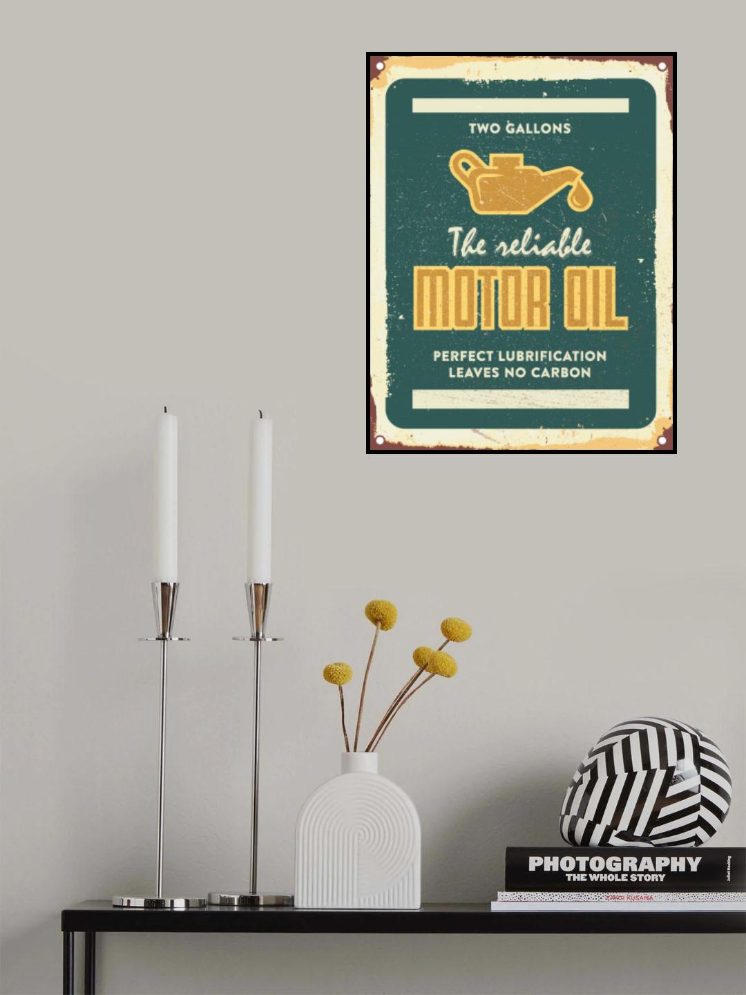 Reliable Oil Poster och Canvastavla