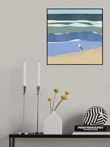 Seagull and Waves Poster och Canvastavla