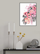 Danette bouquet in pink Poster och Canvastavla