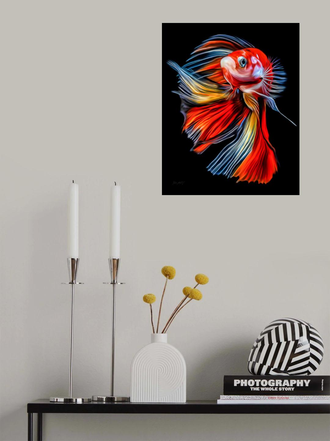 Colorful Fish Poster och Canvastavla