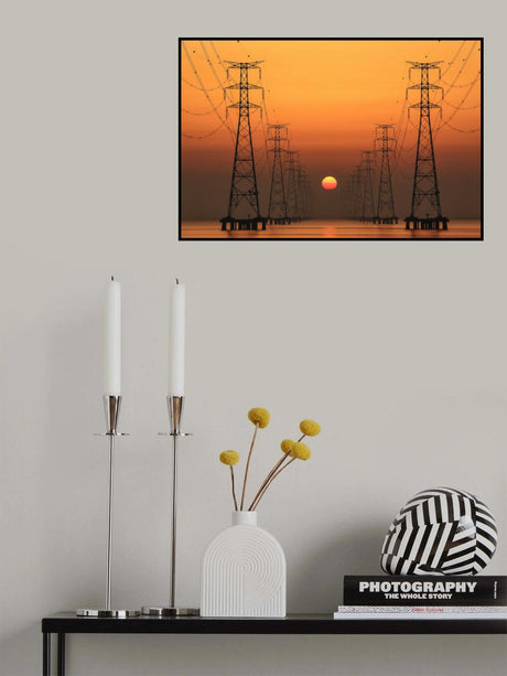 Power line Poster och Canvastavla