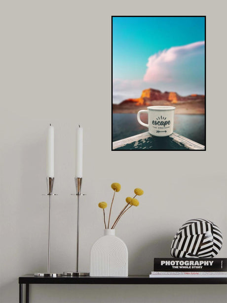 Escape USA Travel Poster och Canvastavla