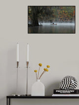 Foggy Lake Poster och Canvastavla