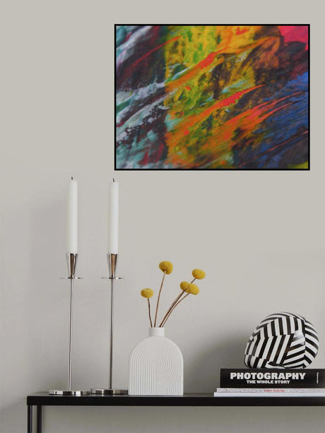 colored paints Poster och Canvastavla