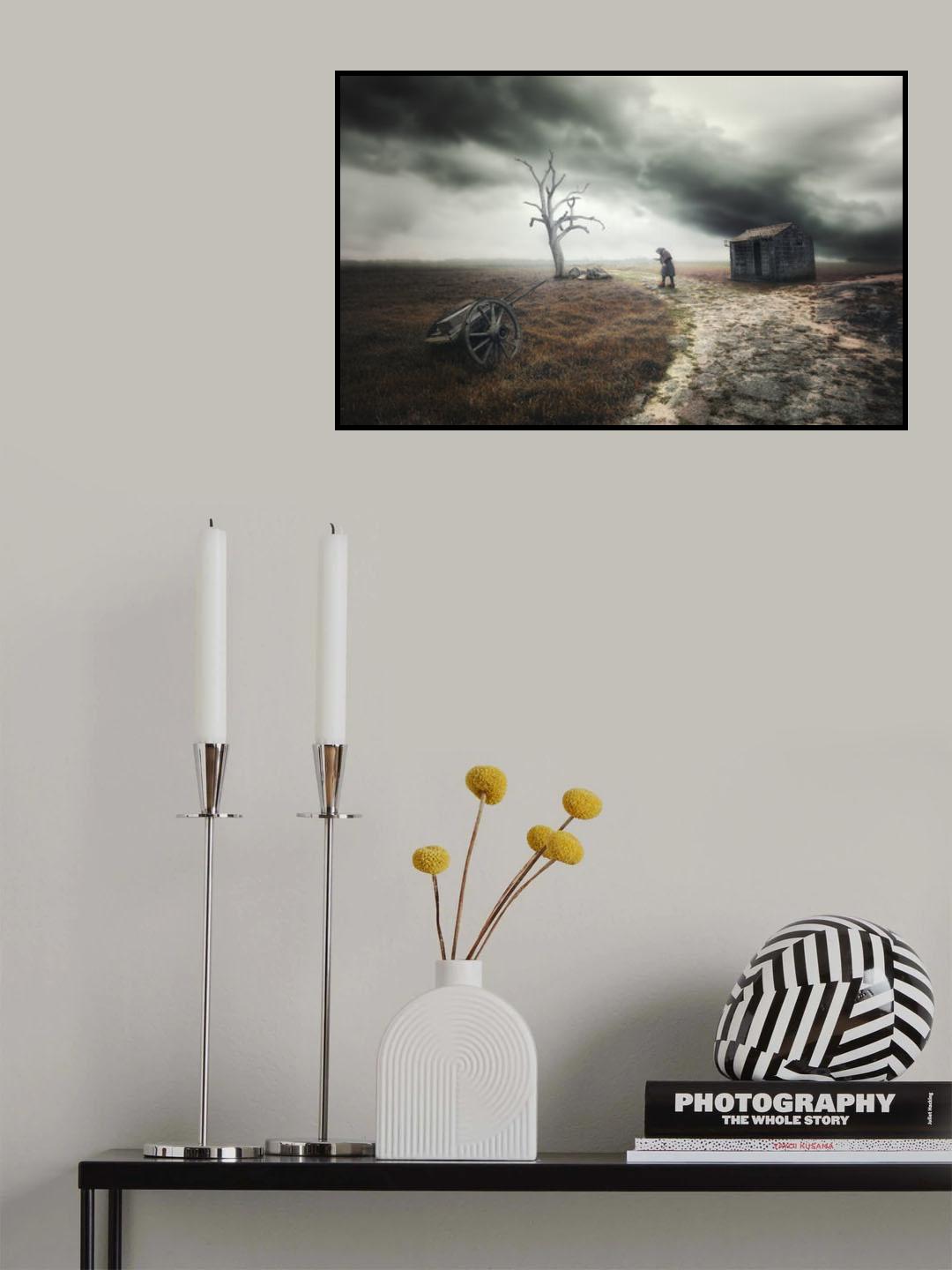 The long road of reflection Poster och Canvastavla