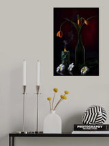 Flower and Candle Poster och Canvastavla