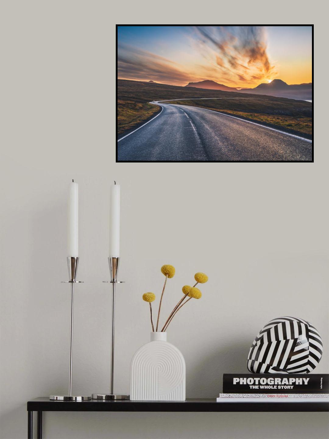 On the Road Poster och Canvastavla