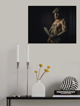 Butcher Man Show 'em that long bladed Knife Poster och Canvastavla
