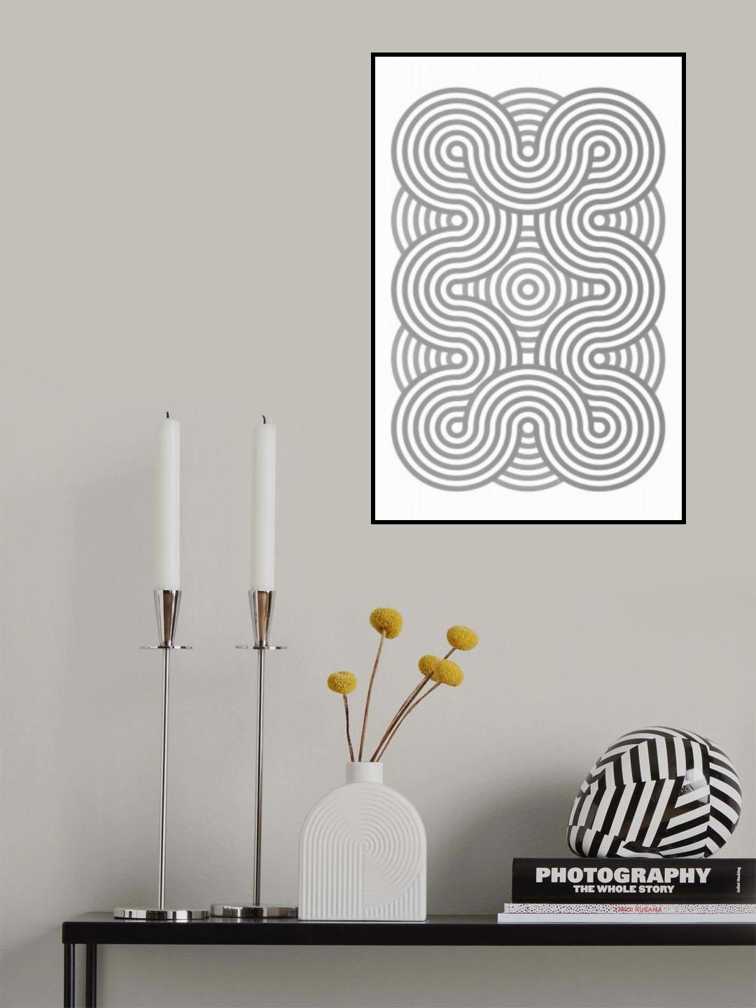 Grey Mazel Poster och Canvastavla