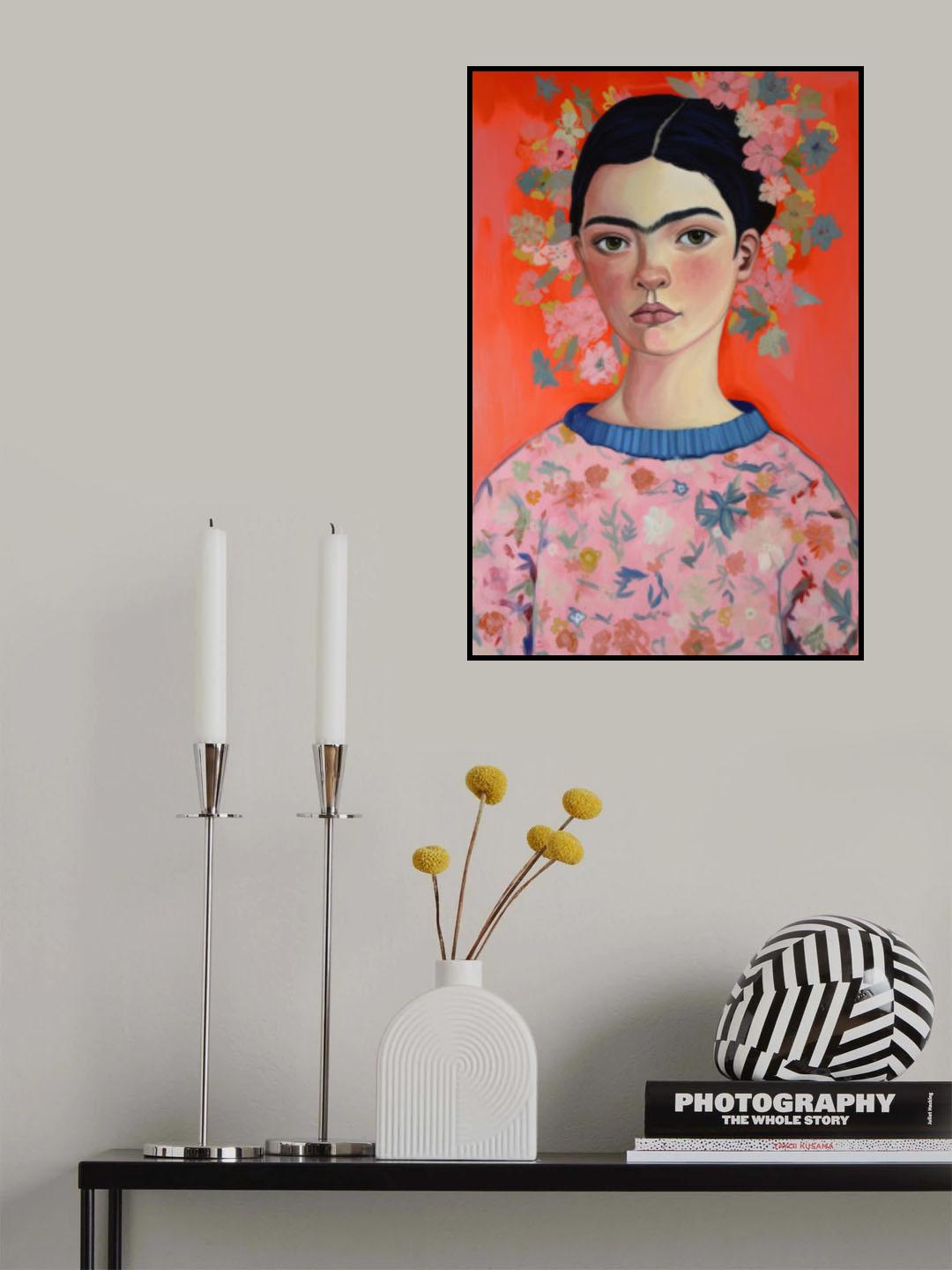 Young Frida Poster och Canvastavla