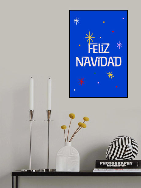 Feliz Navidad Poster och Canvastavla