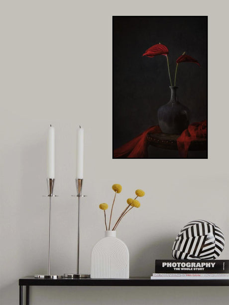 Tropical Anthurium Poster och Canvastavla