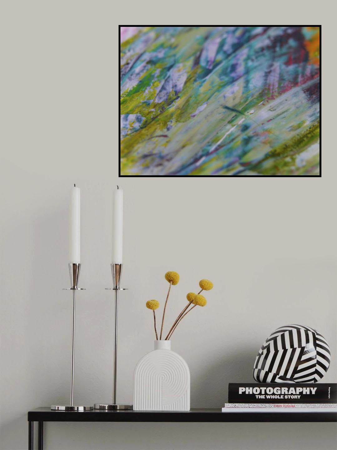 colored paints Poster och Canvastavla