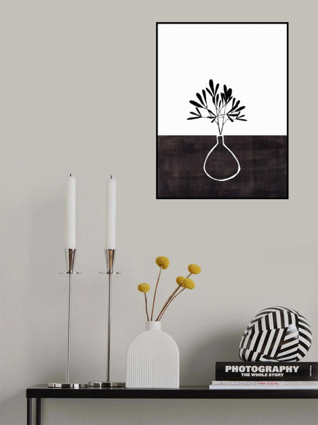 Ink Vase Poster och Canvastavla