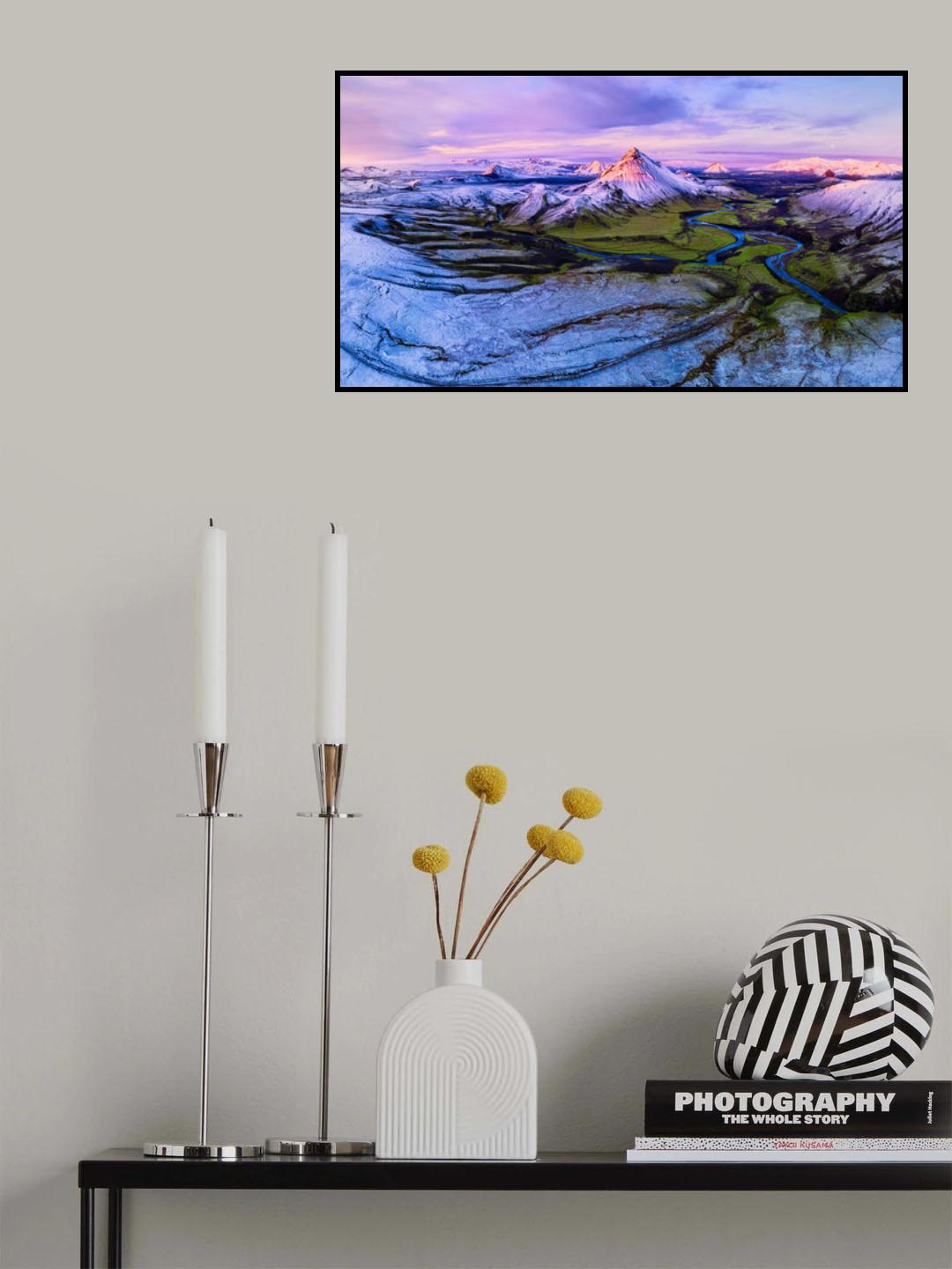 Ice Land Poster och Canvastavla