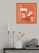 Dollhouse Burger Restaurant Q Poster och Canvastavla