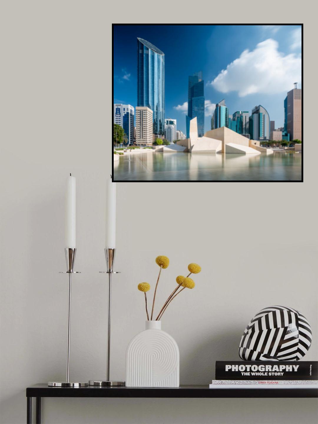 Modern Mosque Architecture Poster och Canvastavla