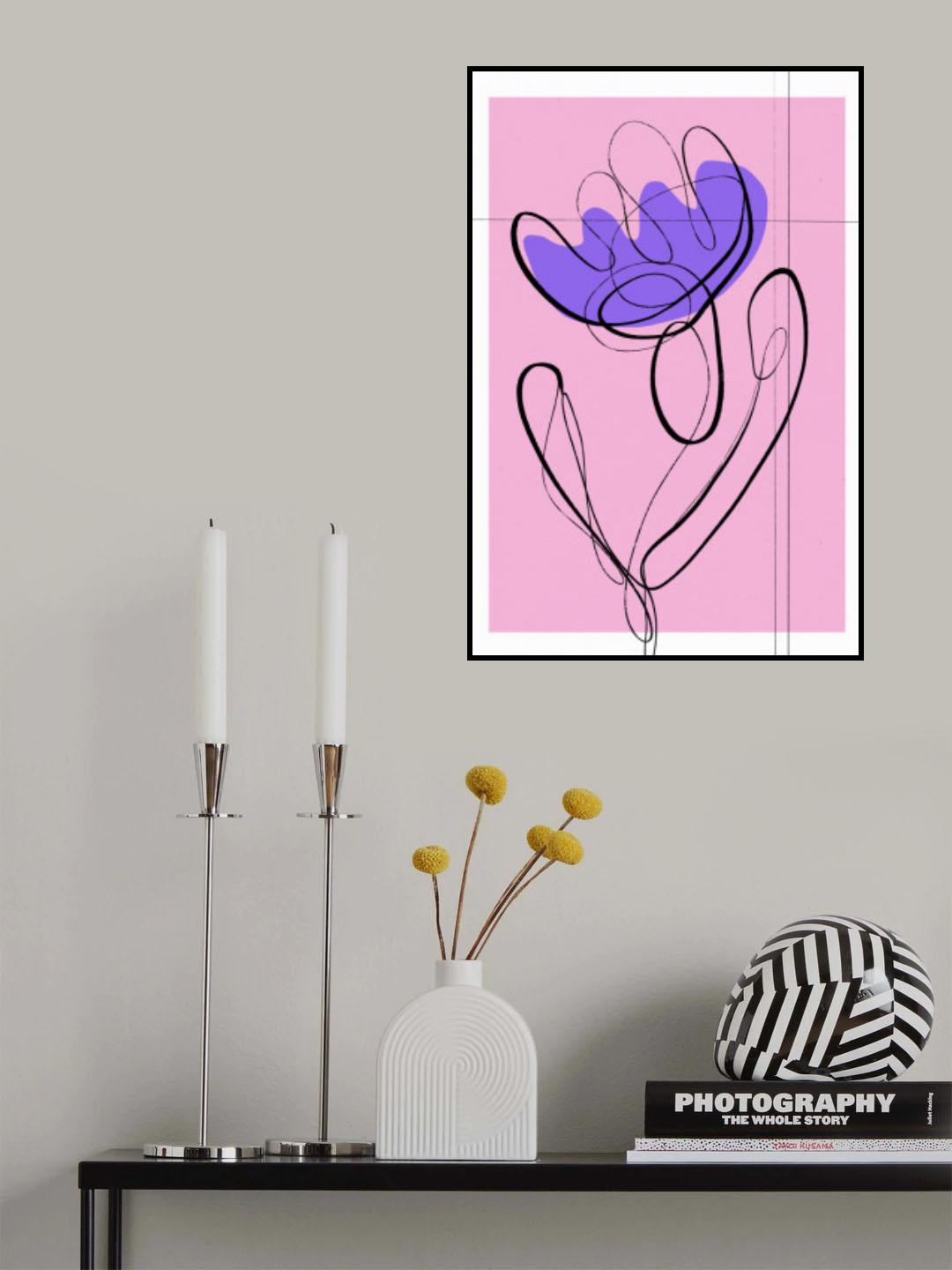 Geometris No 2 Poster och Canvastavla