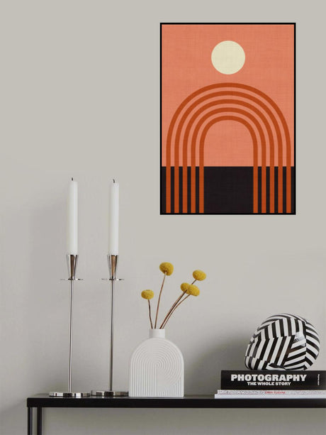 Geo Shapes Fall 21 Arc Poster och Canvastavla
