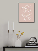Hearts Poster och Canvastavla