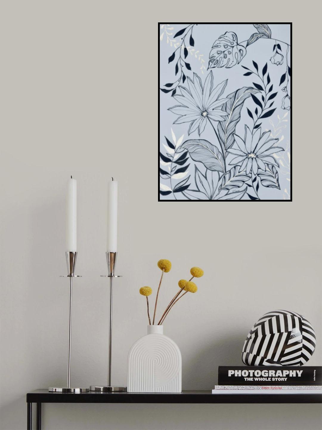 Black &amp; Gold Botanical No2 Poster och Canvastavla
