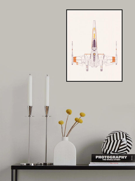 Spaceship Poster och Canvastavla