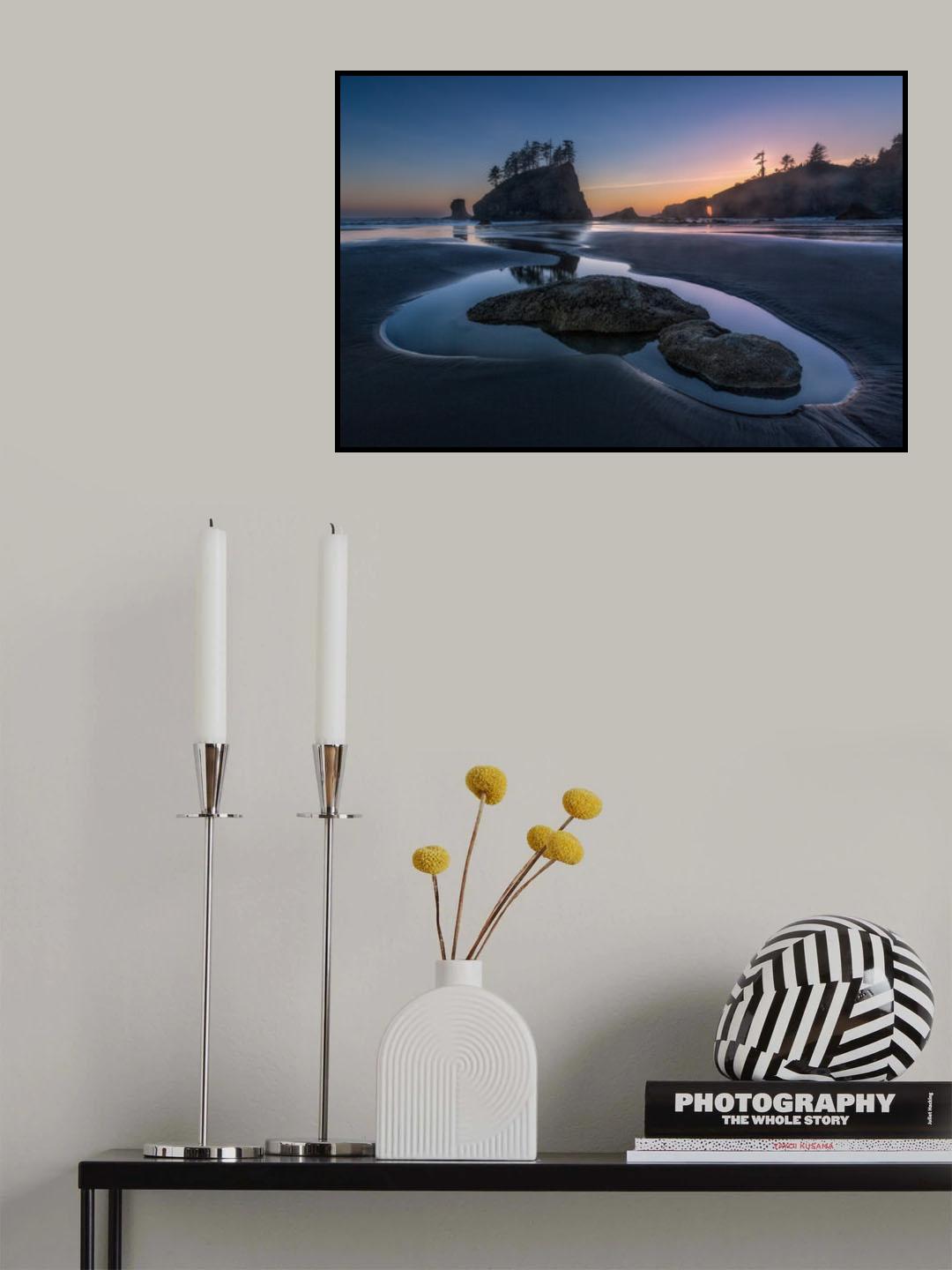 twilight at second beach Poster och Canvastavla